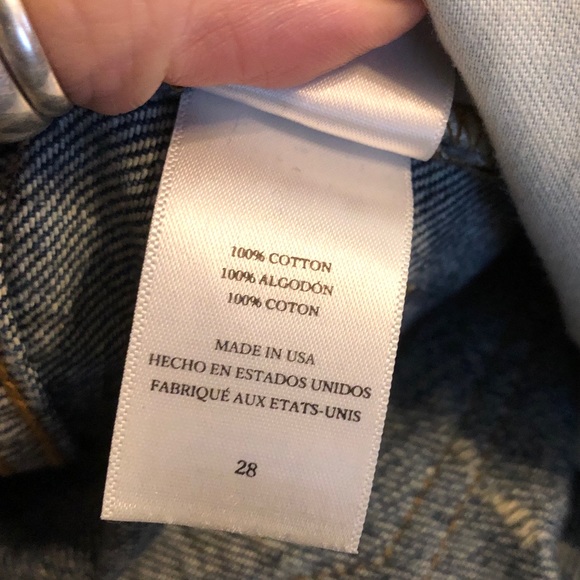 Rails Wynonna Cut Off Denim Skirt Size 28 - Picture 7 of 7